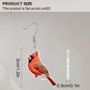 2D Flat Acrylic Cute Christmas Red Robe Hanging Earrings, Suitable As A Holiday Gift for Women, Holiday Party Decorative Jewelry.
