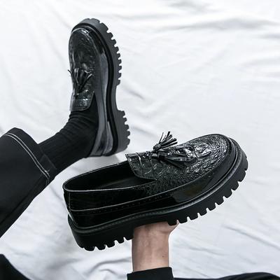 Men Shoes Tassel Fashion Thick Sole Casual Dress Shoes Men Loafers