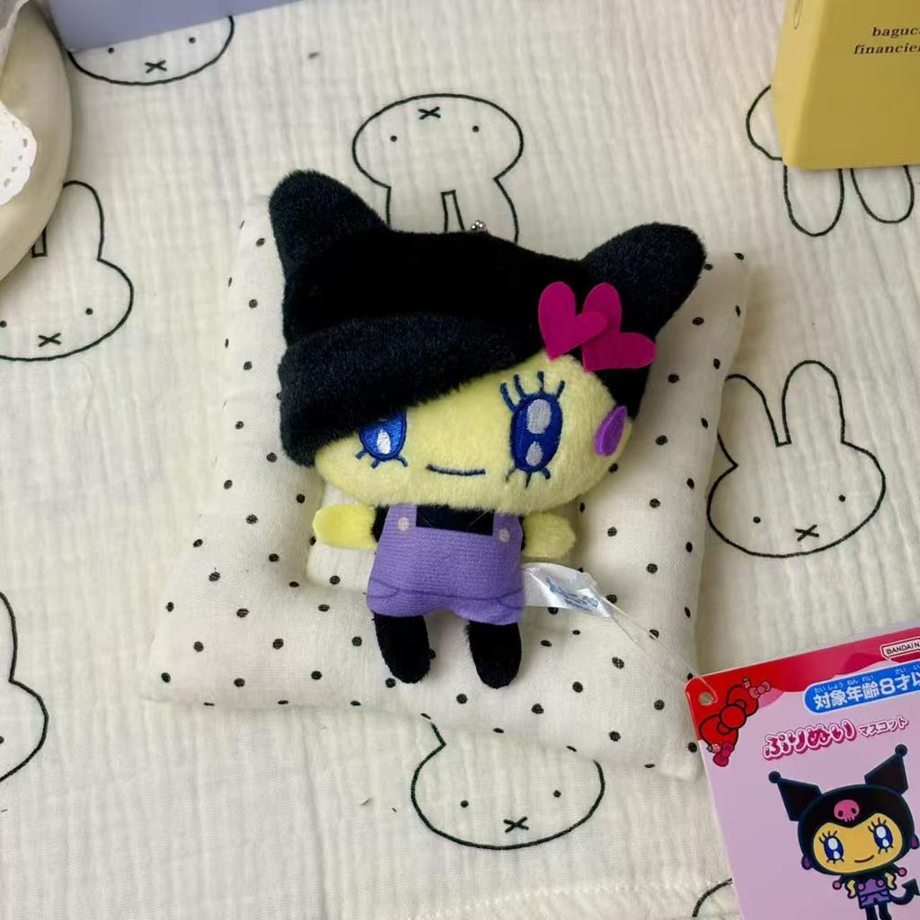 Nuovo Portachiavi Peluche Tamagotchi Anime Mametchi Kawaii Mimitchi Bambola Ciondolo per Borsa Kuchipachi Bambola Cartone Animato Cuore Girly Regalo Bambino