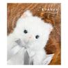 Stream Market Plush Keychain Mascot Keychain Strap Charm Stuffed Cat Doll Small Cute Stylish Small Fluffy White Cat Cat Goods Miscellaneous Goods