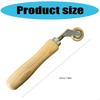Manual Pressure Edging Roller Ergonomic Handle Rolling Wheel Wallpaper Seam Roller Wall Paper Construction Tool A0KF