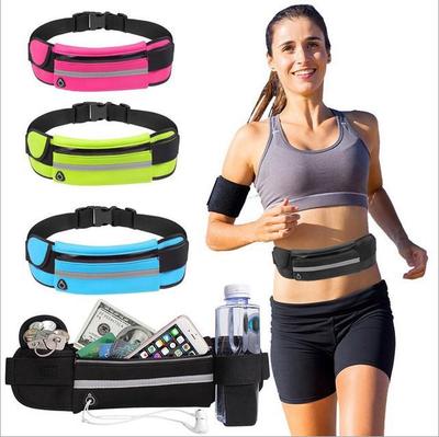 Waterproof Shockproof Cycling & Running Phone Waist Bag with Magic Bottle Holder