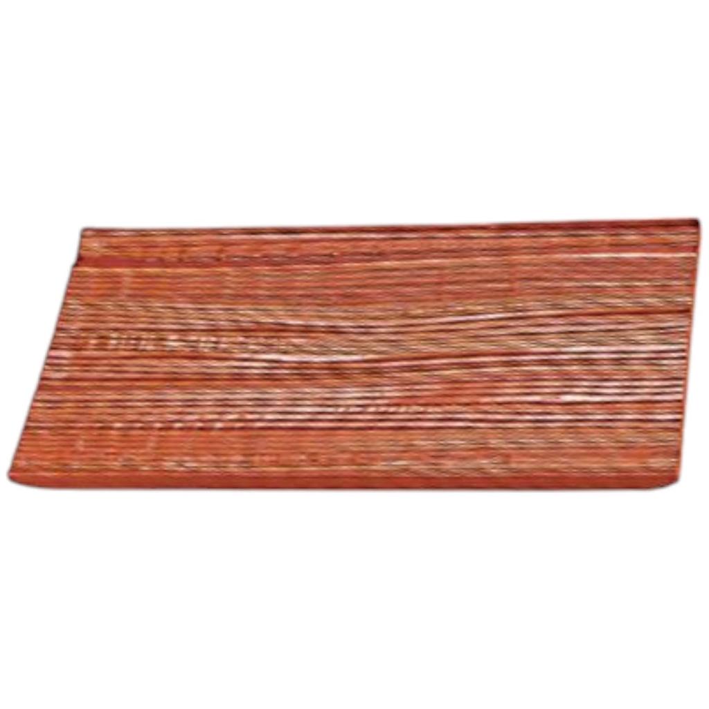 Premium Nigiri Sushi Driftwood Serving Plate Lacquered Shunkei Made in Japan J-Kitchens Plate, (Medium), Lacquer, 27015822cm, Shatter-Resistant,