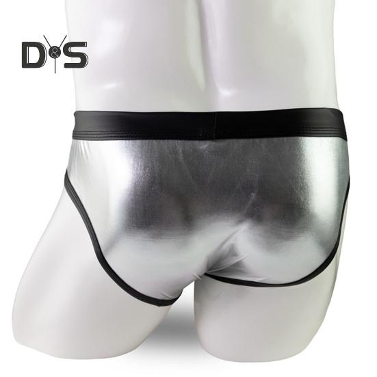 Men Sexy Bikini Briefs Patchwork Color Front Hollow Low Rise Panties U Convex Design Breathable Underpants