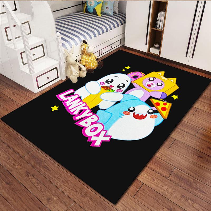 Lankybox Home Office Decorative Rug Room Computer Chair Area Rug Holiday Gift