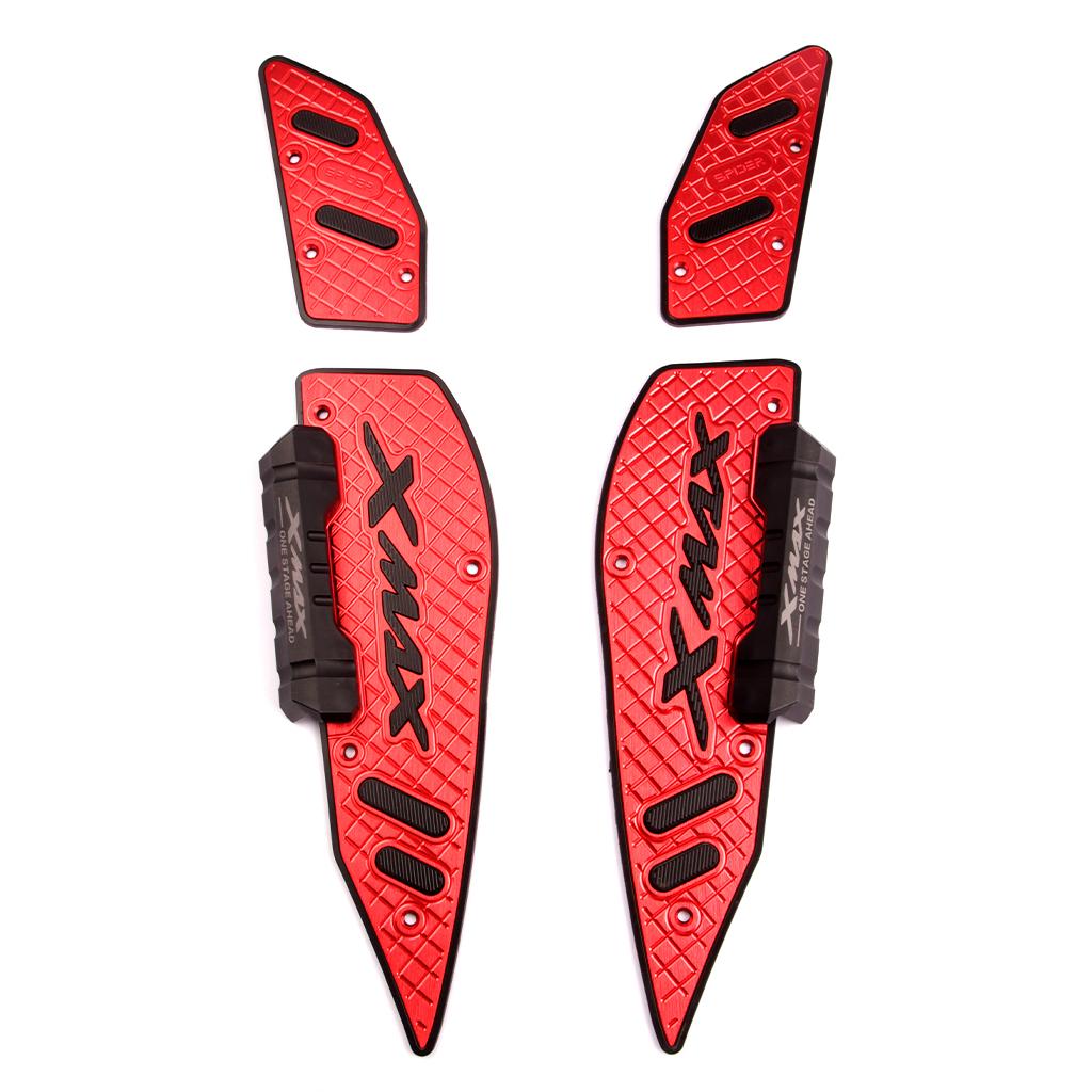 Motorcycle Footpads For XMAX 300 Front and rearPegs Plate Aluminum Alloy Pedal Modified Skid proof Footrest For yamaha 2020-2025