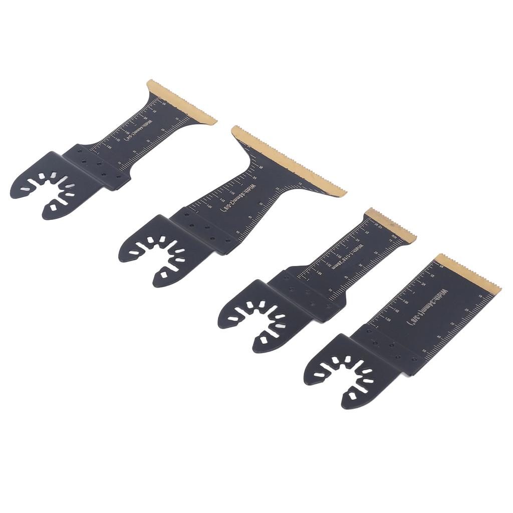 6 ks Oscilačních pilových listů Univerzální Rychloupínací Sada Nástrojového Příslušenství na Dřevo Kov Plast