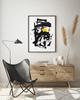 Poster Black Abstraction