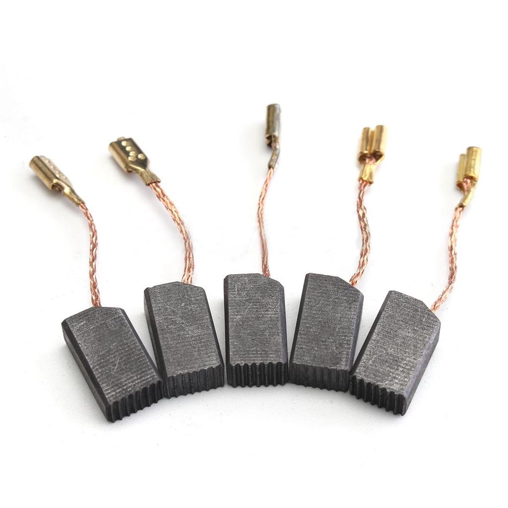 10Pcs Graphite Copper Motor Carbon Brushes Kit For 100mm Angle Grinder 6*8*1hm