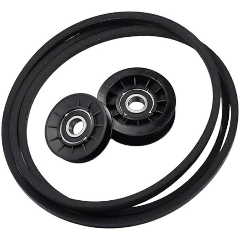 AB34-GX20286 GX20287 Flat Idler Pulley With Drive Belt GX20006 For Lawn Mower 1760097 280-143 690409MA 280-097 265-186