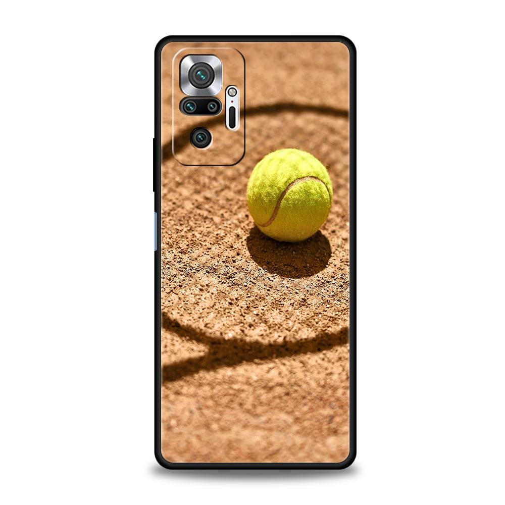 Tennis Ball Phone Case For Xiaomi Redmi Note 12 5G 10C 10 11 9 8 Pro Plus 9S 7 8T 9T 9A 8A 9C K50 K40 Gaming Silicone Cover