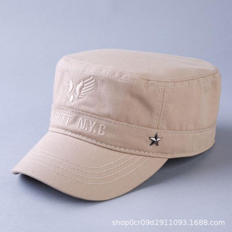 

Мужская шляпа-утка в корейском стиле - Модная плоская макушка для защиты от солнца на открытом воздухе весной/летом Adjustable зелёный