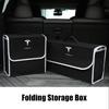 Car Trunk Large Capacity Sundries Storage Box Organizer Bag Tool Case For Tesla Model 3 Model X S 2016-2020 Decals TM3 TMX TMS Decal
