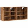 Shoe Cabinets 2 Pcs Vintage Wood Look 52 X 30 X 50 Cm