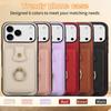 Crossbody Zipper Card Solt Wallet Leather Case For iPhone 17 Pro Max 16 15 14 13 12 11 Plus 16E Lanyard Bag Ring Holder Cover