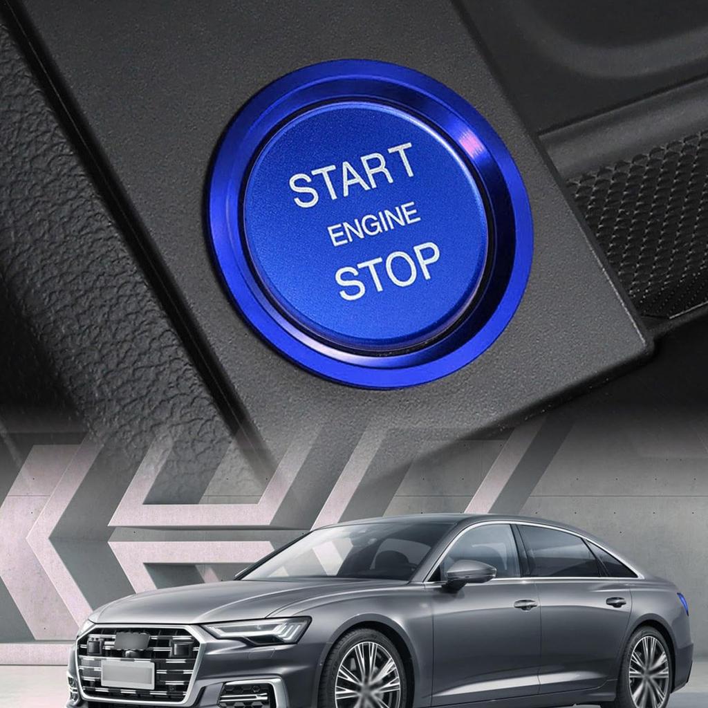 Engine Start Button Decoration | Car One Button Start Decorative Circle Ignition Switch Button