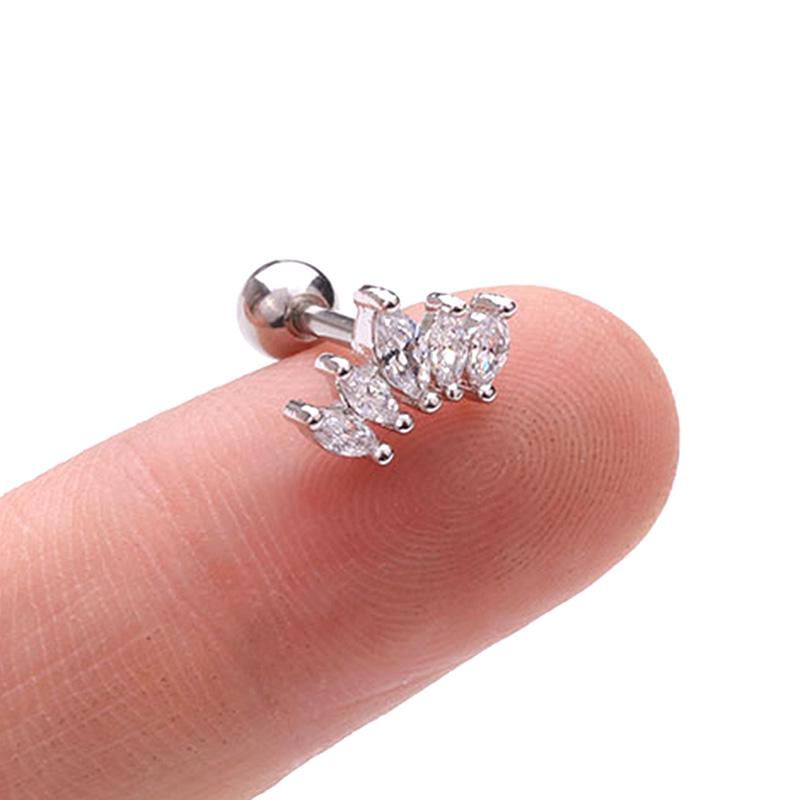 Bar Barbell Ear Cartilage Tragus Helix Studs Piercing Earrings Jewelry