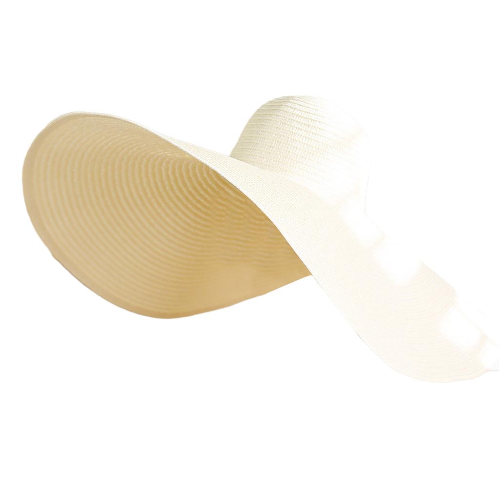 (Projector)Women's Leisure Big Edge Dome Holiday Foldable Sunshade Beach Hat