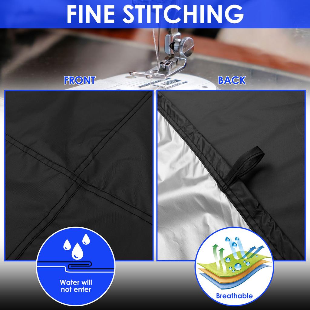 8/10/12FT Round Swimming Pool Covers Summer Pool Cover Protector Heavy Duty Tear Resistant Pool Cover For Aboves Ground Pools