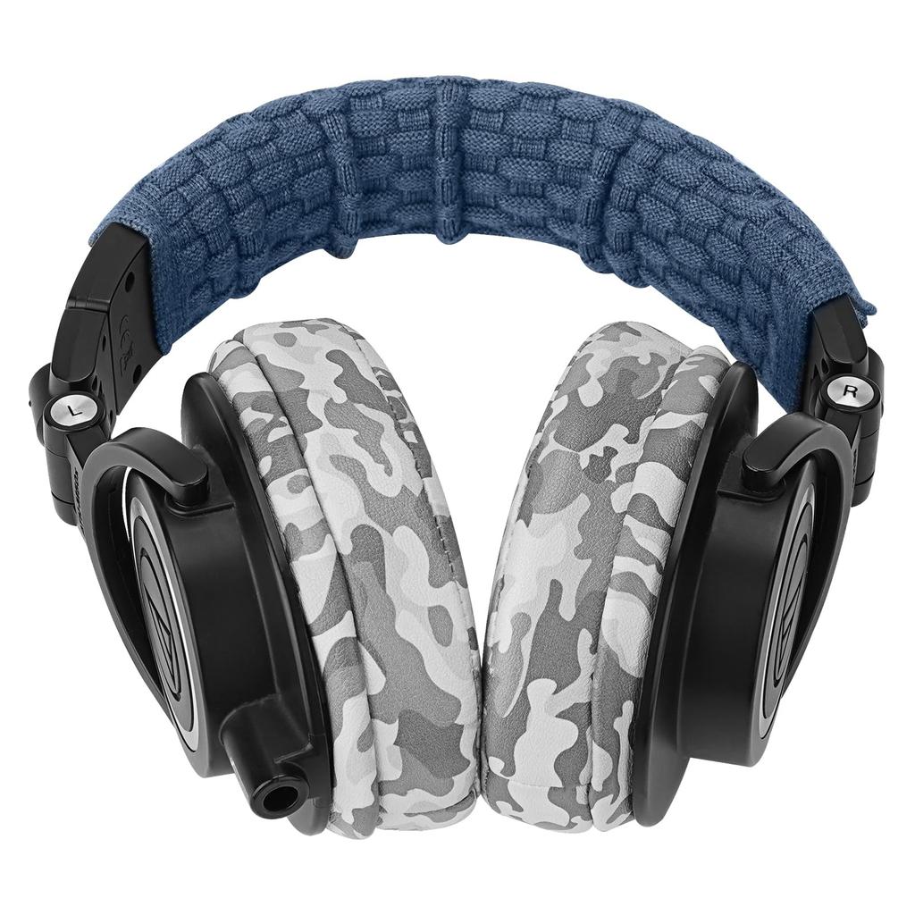 Geekria Cover Compatibility Headband Cover Compatible with Sony XB950BT Knit Headband Cushion Headband Protector x WH1000XM3, WH1000XM2, MDR1000X,