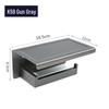 Stainless Steel 304 Punch-Free Bathroom Tissue & Phone Holder