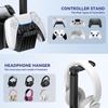 KDD Game Controller Halter für 2 Controller gleichzeitig Multifunktionaler Controller Ständer mit Kopfhörer Smartphone Halter und Stift Stilvolles Design Einfach