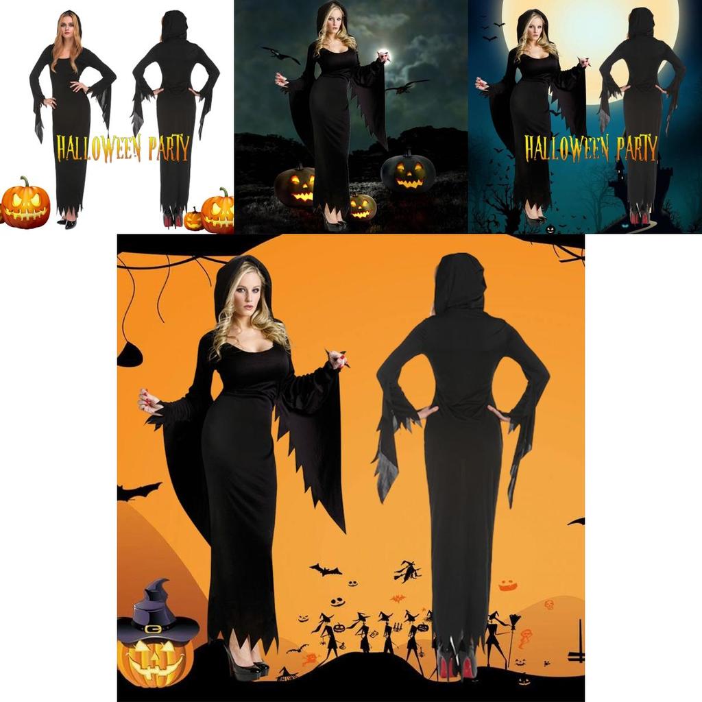 Ladies Vampire Witch Cosplay Costume For Halloween And Role Play
