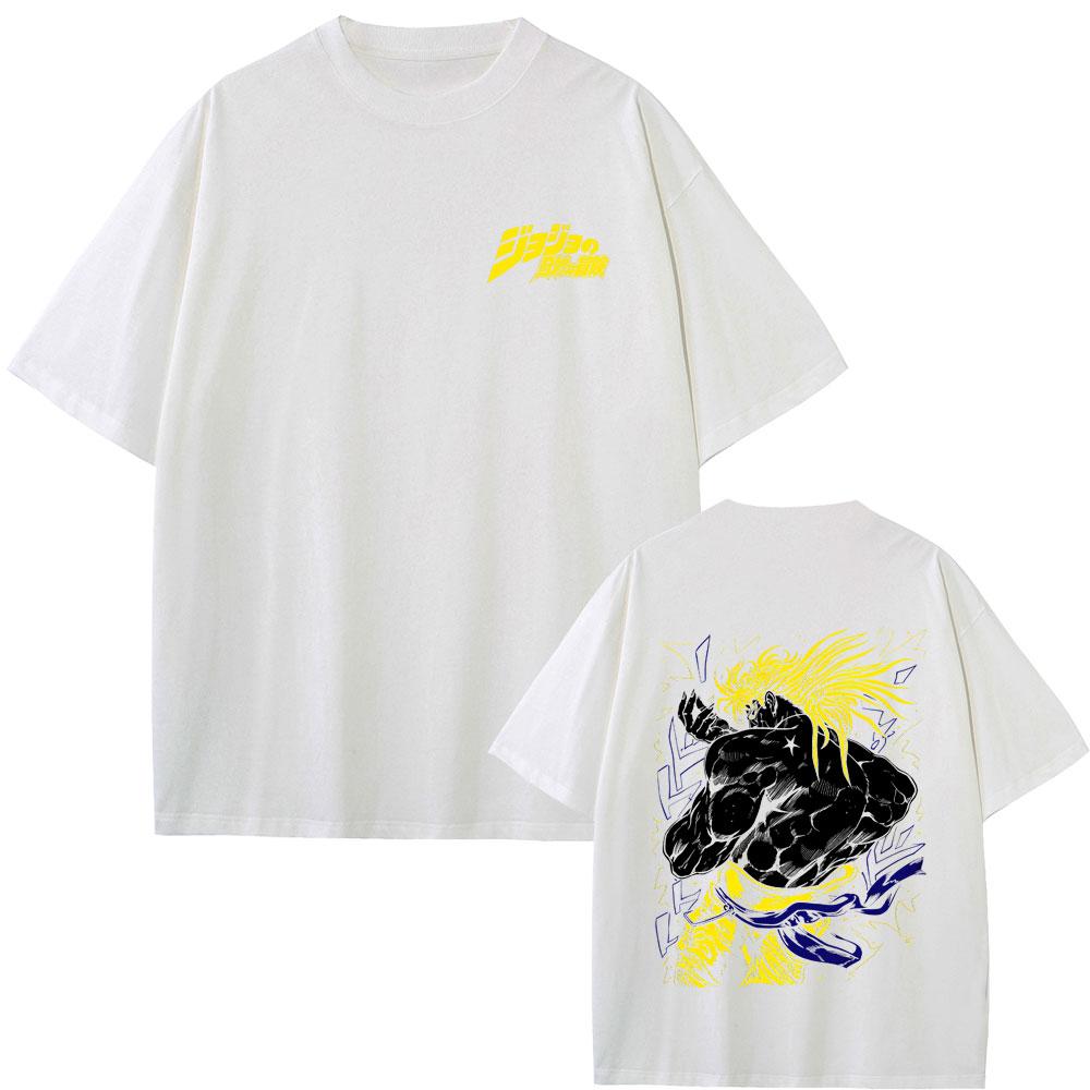 Anime Jojos Bizarre Adventure Dio Brando Graphic Tshirt Unisex Women Fashion Unisexga Oversized T Shirt Funny Japanese Streetwear