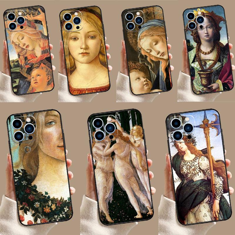 Sandro Botticelli Renaissance Kunst Hülle Für Oppo A76 A96 A16 A17 A57 A60 A40 A80 A18 A38 A58 A78 A98 A15 A54 A74 A94 A6 A5 Pro
