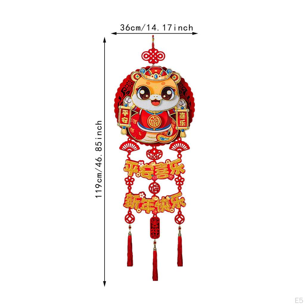 Chinese Snake Year Hanging Decoration Plush Cloth