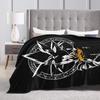 Yu-Gi-Oh!  Velvet Throw Blanket Japanese Anime Manga Aesthetic  Blanket for Bed Travel Soft Quilt,
