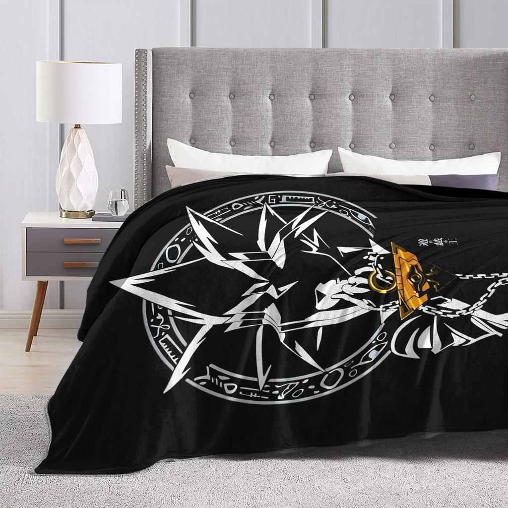 Yu-Gi-Oh!  Velvet Throw Blanket Japanese Anime Manga Aesthetic  Blanket for Bed Travel Soft Quilt,