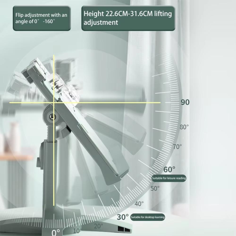 Extendable Reading Bookshelf with Clip Book Holder Lifting Landing Book Stand  Sheet Music