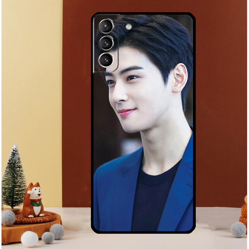 Cha Eun Woo Case For Samsung Galaxy S25 S26 Ultra S20 S21 S22 S23 S24 Ultra S10 Plus S25 FE Cover Funda