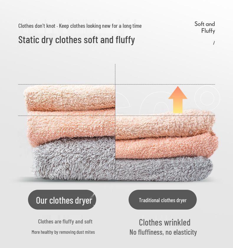Quiet Energy-Saving High Temp Sterilizing Mite Removal Clothes Dryer with Large Capacity