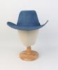 Yunibeosyeolkemiseuteuli Cowboy Dark Denim Fedora Cowboy Fedora
