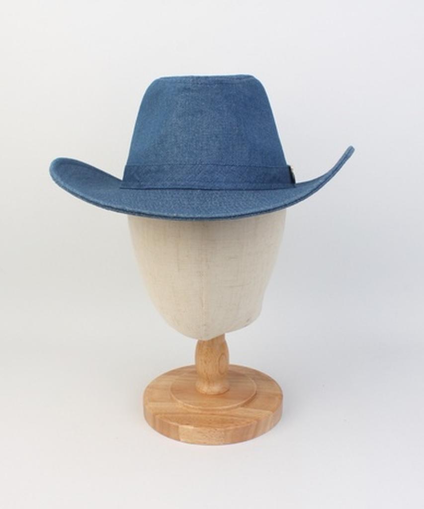 Yunibeosyeolkemiseuteuli Cowboy Dark Denim Fedora Cowboy Fedora