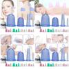 Premium Silicone Cupping Therapy Set Transparent Round Moisture Removal Massage Cups