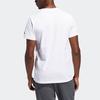 Adidas Баскетбольная футболка с короткими рукавами и мультяшным принтом, мужские топы, белые DU6858