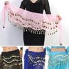 Adjustable Bellydance Waist Chain Gold Color Coins Hip Scarf Wrap  Female Accessories