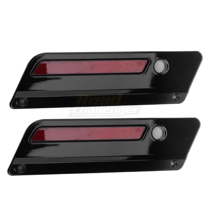 

Motorcycle Black Chrome ABS Saddlebag Latch Covers For Harley Touring Electra Street Glide Road King FLH FLT FLHR FLTR 1993-2013 чорний