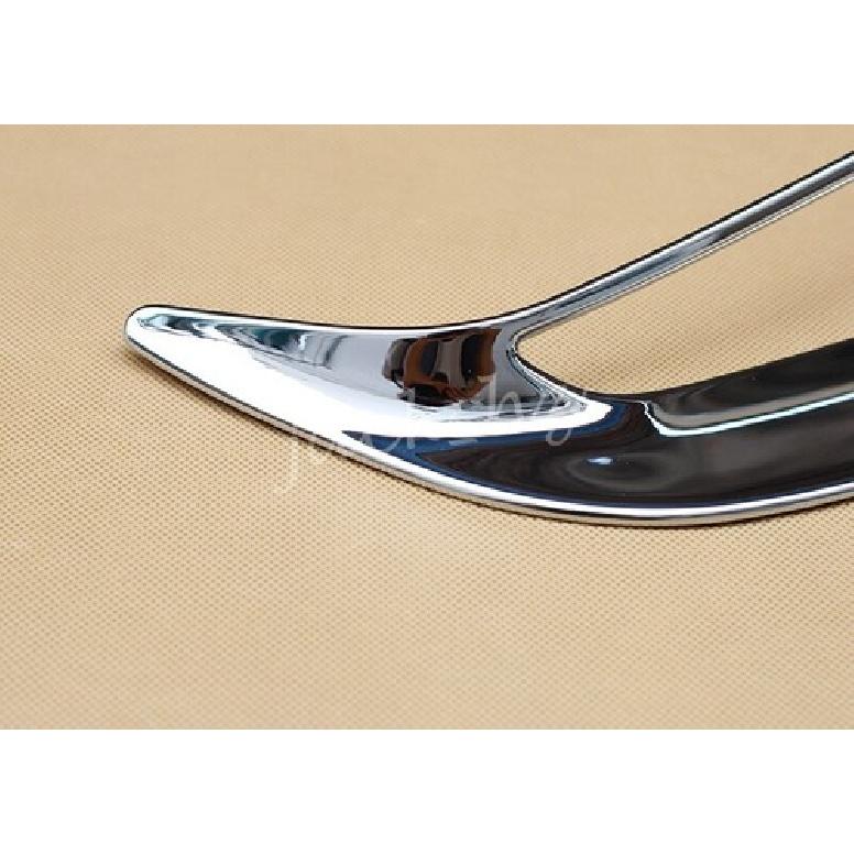 Chrome Rear Bumper Reflector Cover Surrounds Accessories For 2016- Lexus RX