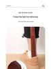 Long Handle Solid Walnut Shoehorn - Wooden Shoe Lifter for Easy Use Without Bending