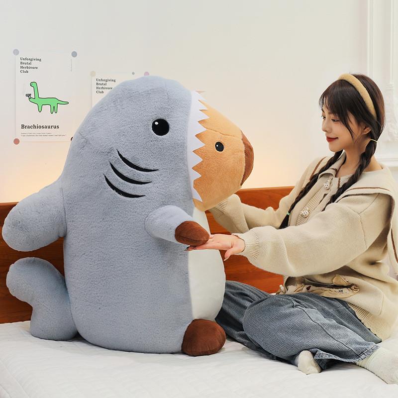 Soft And Cuddly Shark To Capybara Plush Toy Pillow Ideal For Kids And Adults