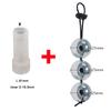Male Heavy Weight Ball Stretcher Penis Extender Enlarger Ring Hanger Trainning with Glan Sleeve