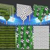 Einweg-Fußball-Thema Tischdecke Plastik-Fußball-Banner Fußball-Tischabdeckung Tischdekoration
