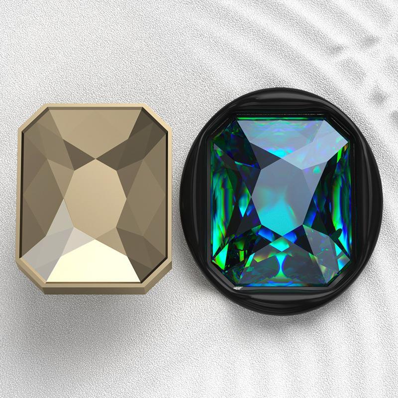 Gemstone Series 3D Imitation Cat'S Eye Diamond Sealing Wax Stamp Head For Wedding Invitation Gift Packaging Cards Scrapbooking