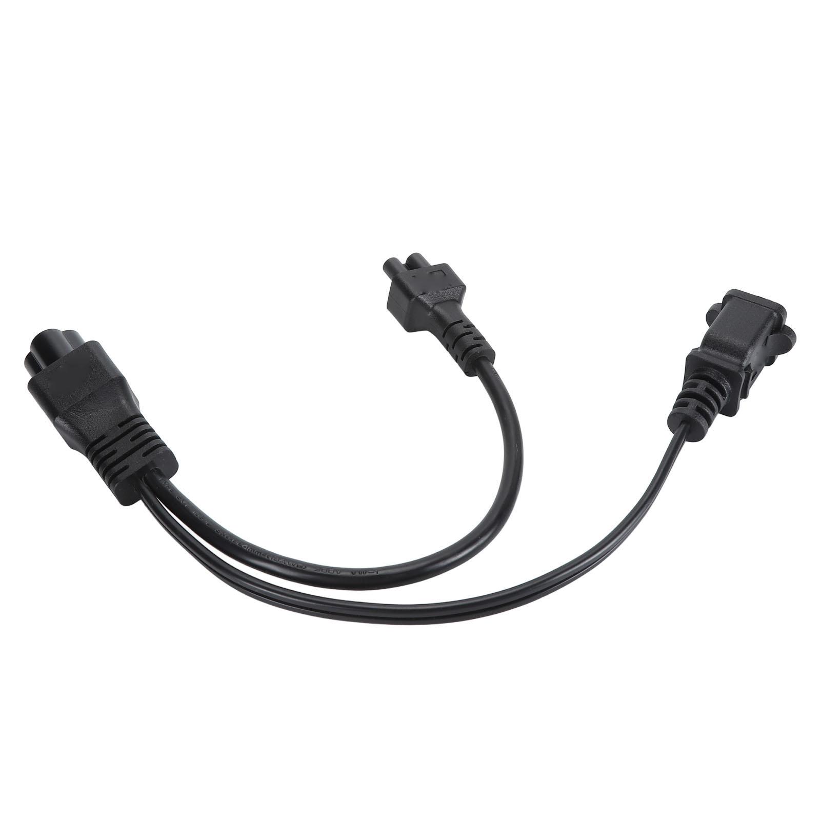 

Y-подібний розгалужувач шнур живлення подовжувач IEC320 C6 штекер до C5+Nema 1-15R гніздо C6 до C5+1-15R адаптер