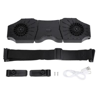 Waist Fan 3 Speed USB Rechargeable 8000MAh Battery Operated Wearable Personal Fan Body Dual Fan for