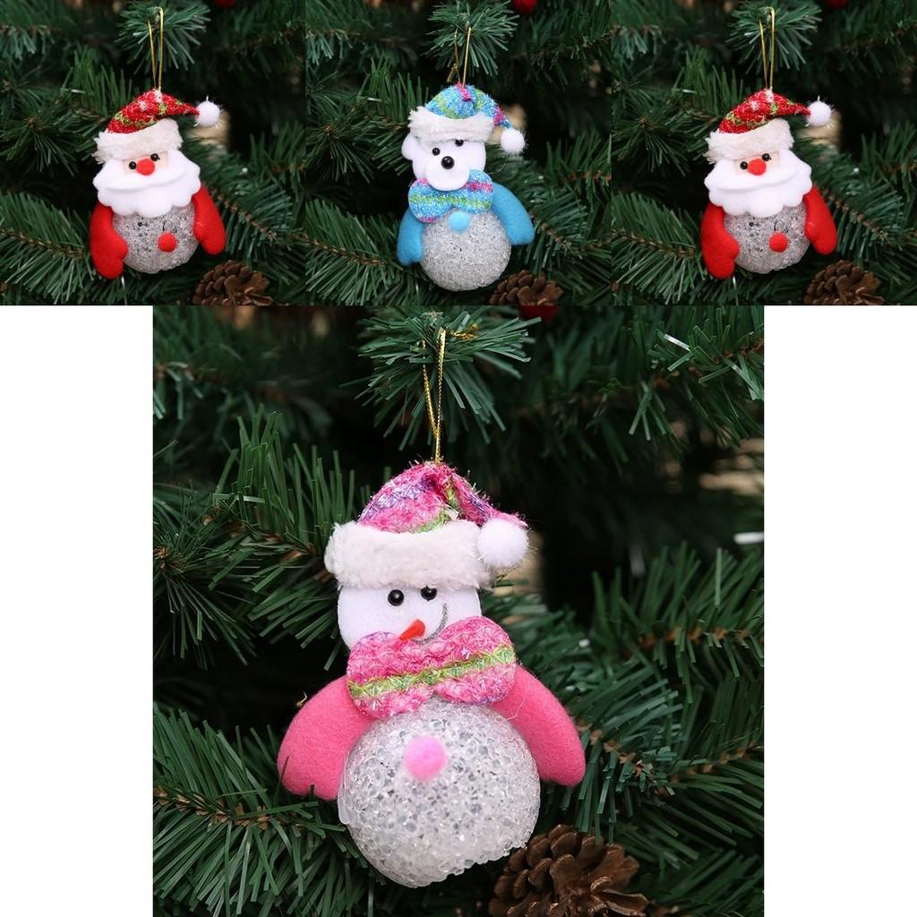 Eva Weihnachts-Schneemann Nachtlicht mit mechanischem Handwerk für festliche Baumdekoration